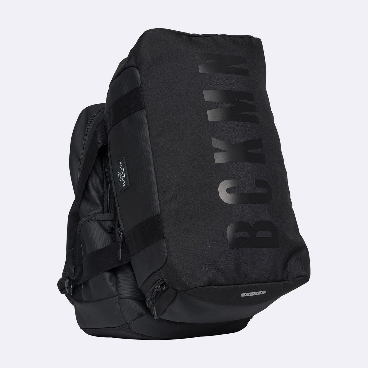 Sports bag for training, coated black Brand BECKMANN