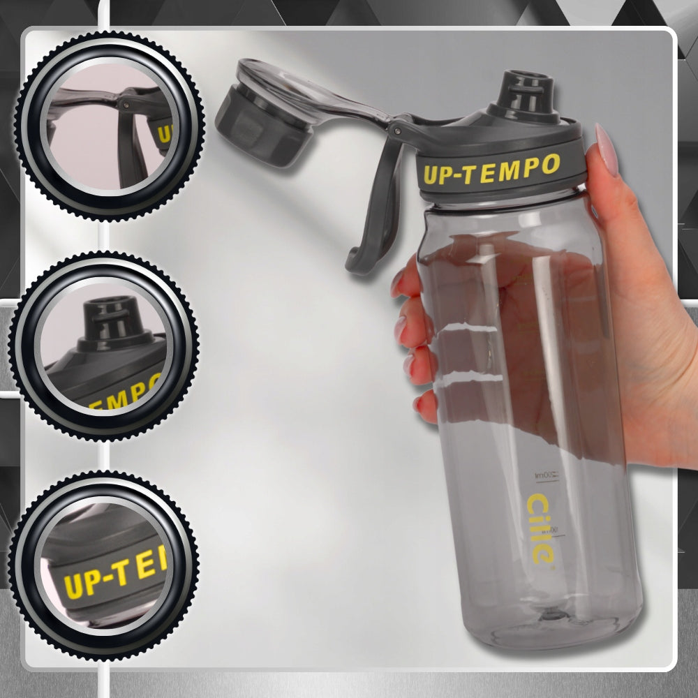 Sports bottle 860ml water bottle drink TRESSARI BPA FREE strainer TRITAN Volume 860 ml