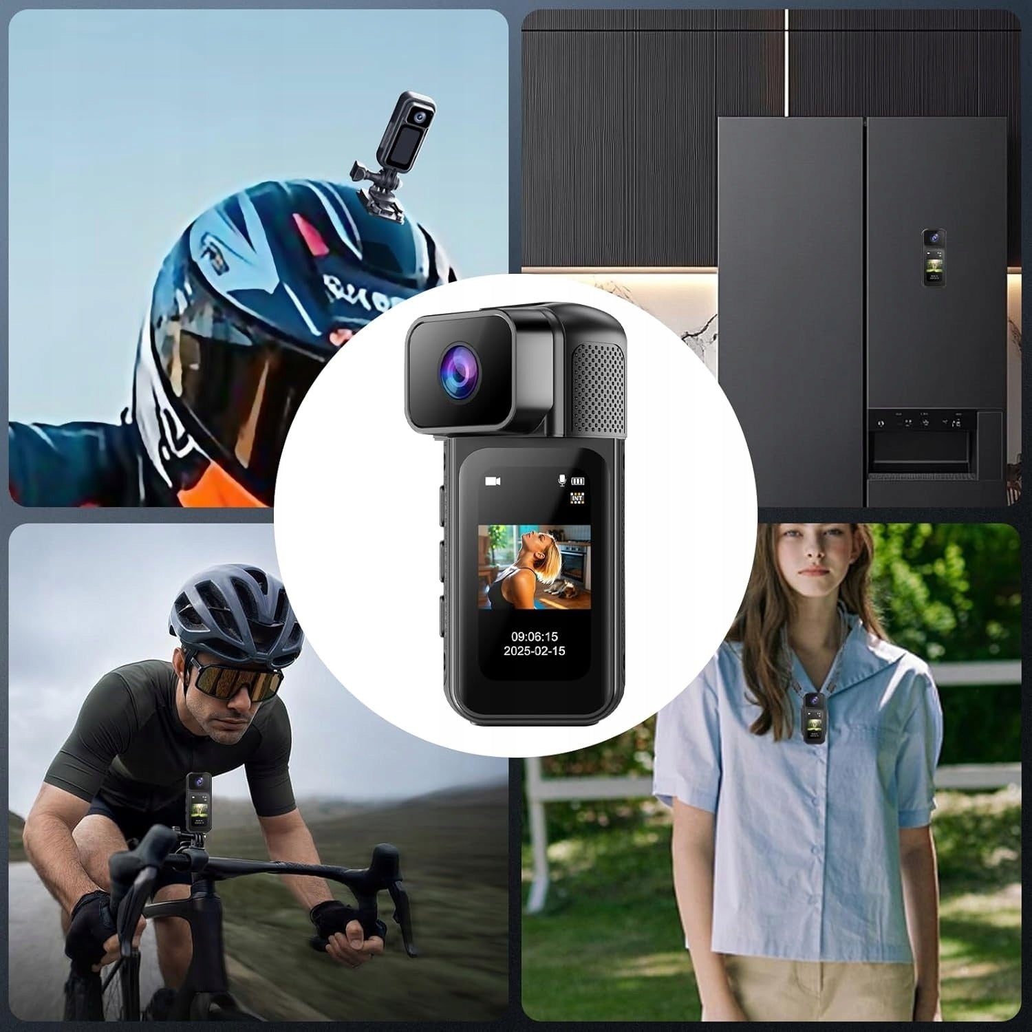 Sports camera 2.7K mini magnetic WiFi HDR angle 170° 3h 12 Mpx Manufacturer code 6953741738234