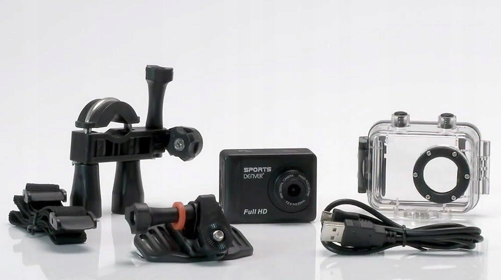 Sports camera DENVER ACT-5001 Full HD 12MP built-in battery black Brand Denver