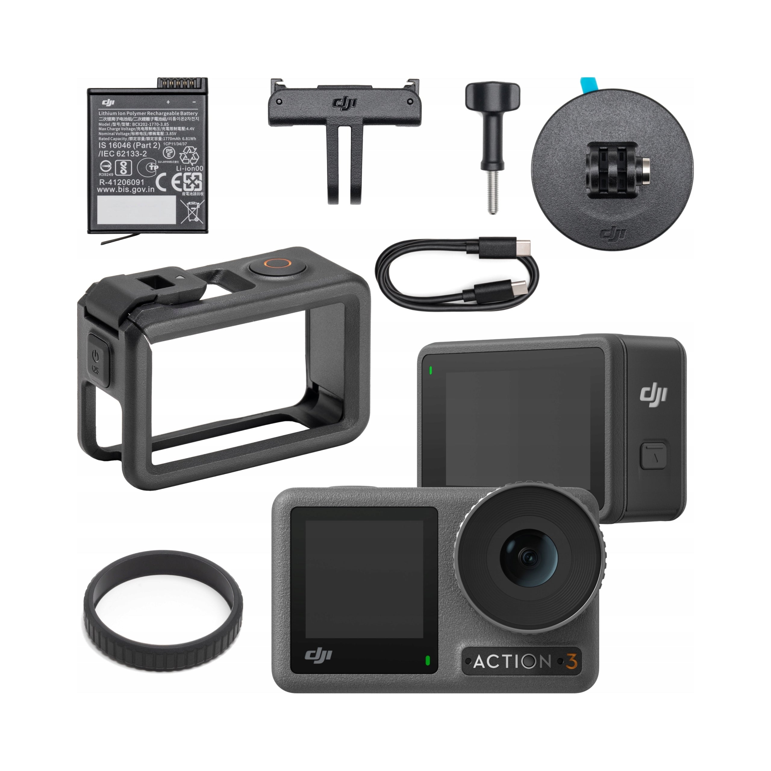 Sports camera DJI Osmo Action 3 Standard Combo 4K UHD