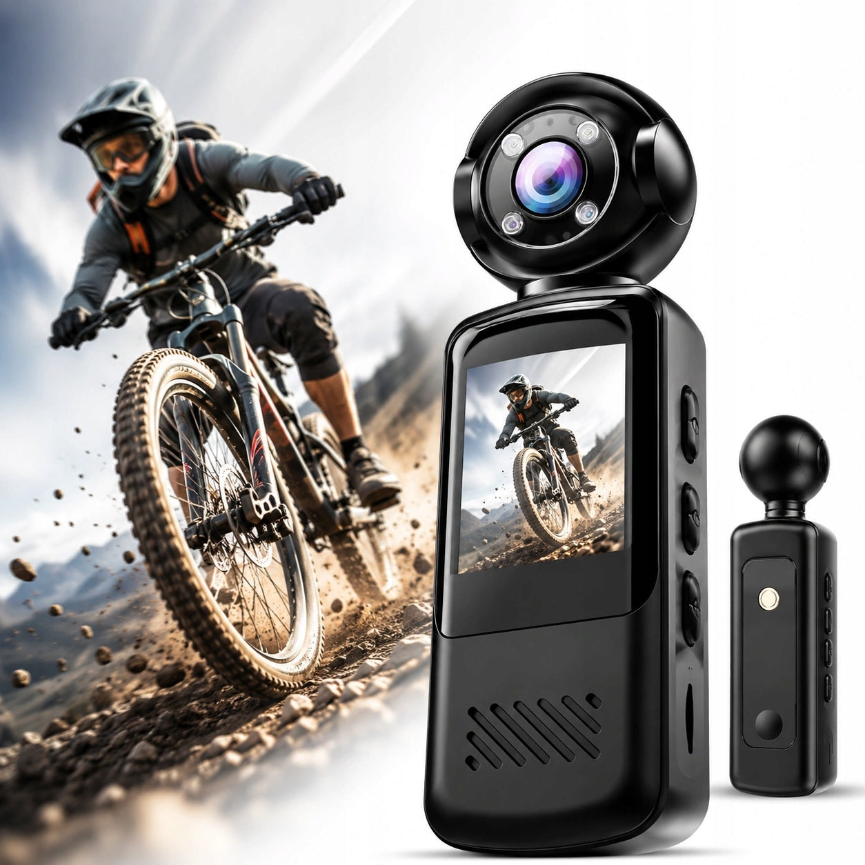 Sports camera FULL HD mini magnetic WiFi HDR POWERFUL BATTERY 1000mAh Brand WW