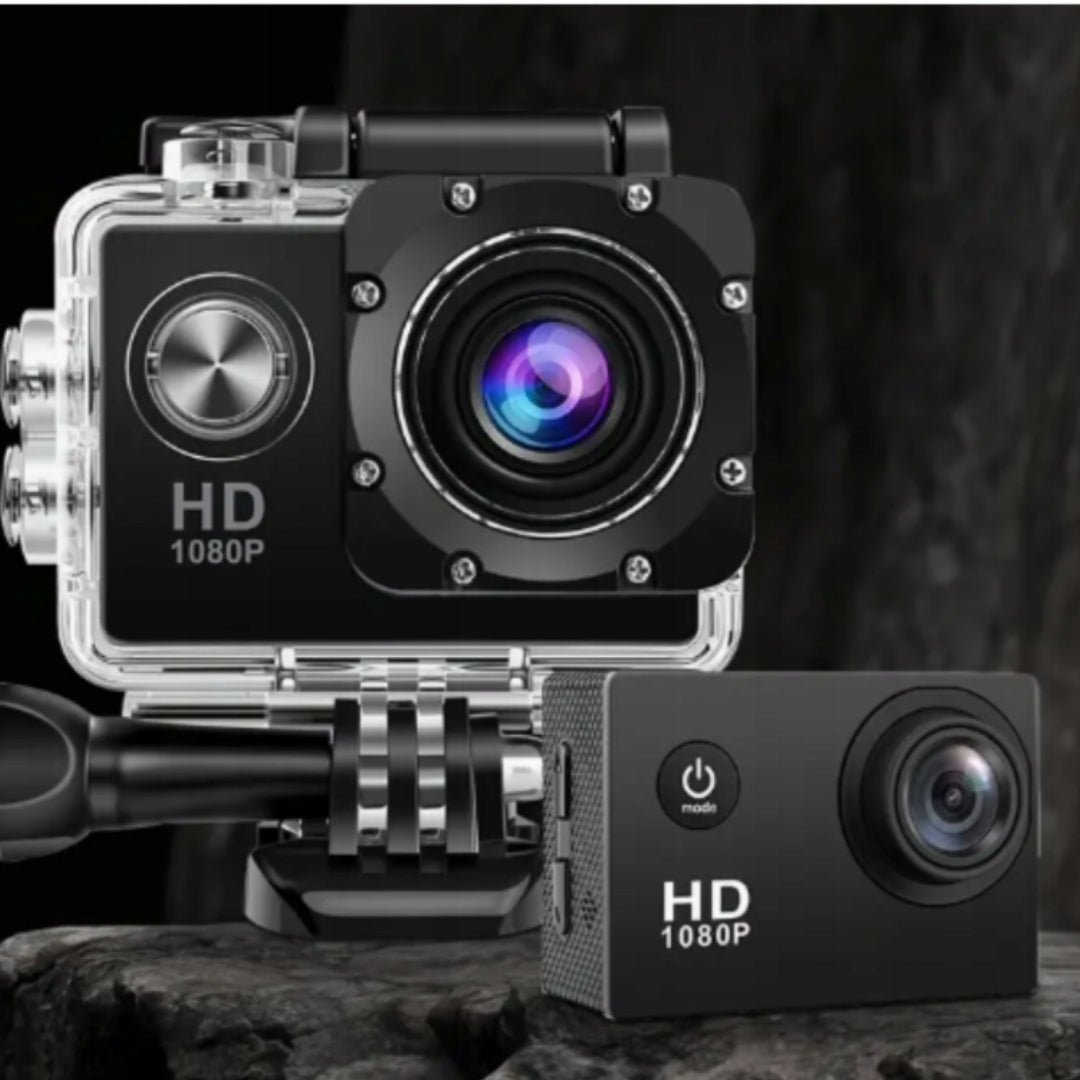 Sports camera Full HD 1080P black Brand no brand