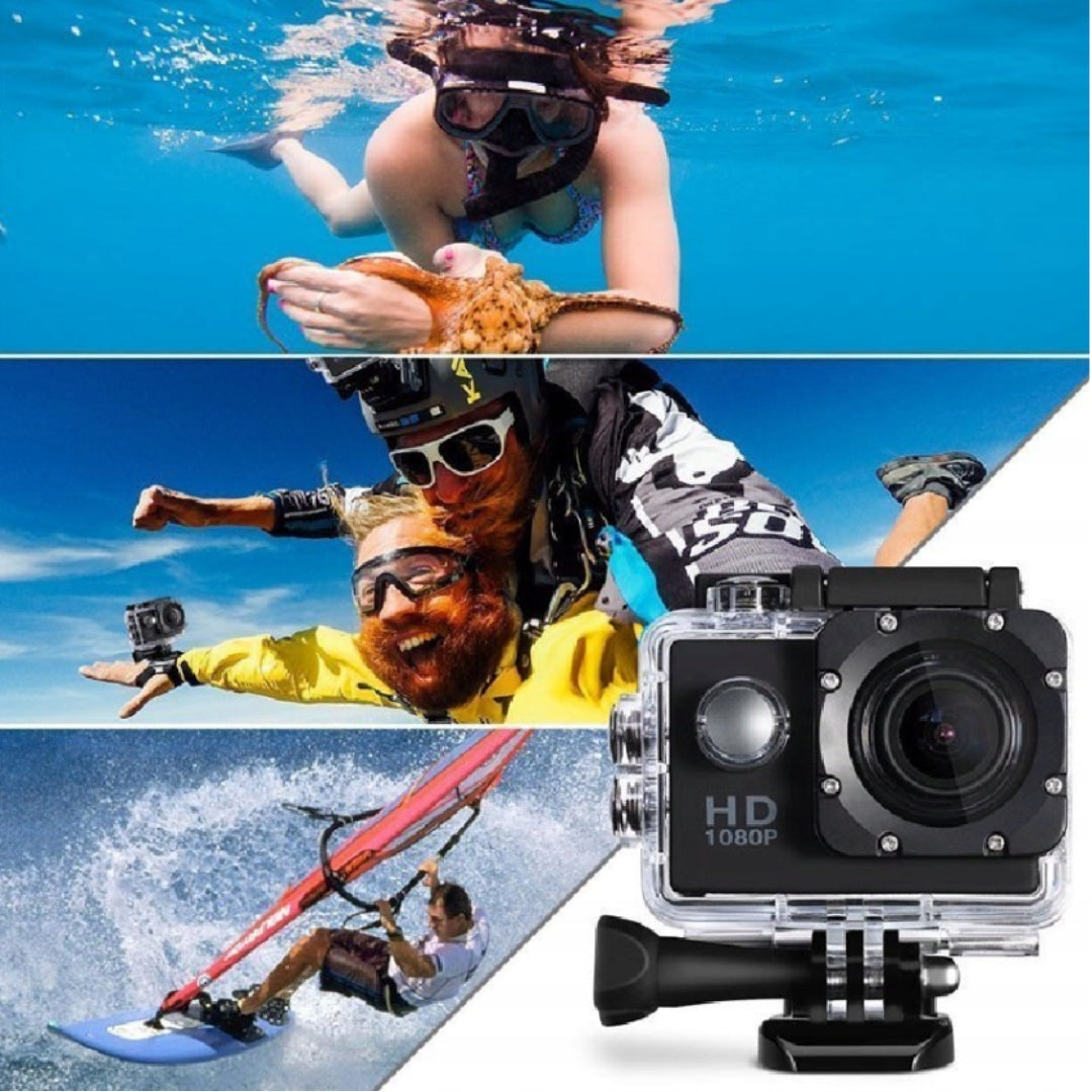 Sports camera Full HD 1080P black Manufacturer code 2241-1