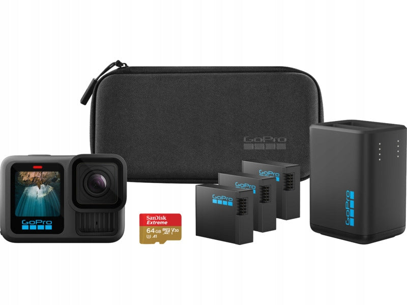 Sports camera GOPRO HERO 13 BLACK EXTENDED POWER BUNDLE 5.3K 60 FPS
