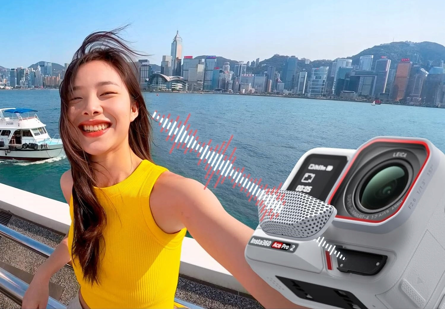 Sports camera Insta360 Ace Pro 2 Polaris White Manufacturer code CINSBBGA(ACEPRO220)