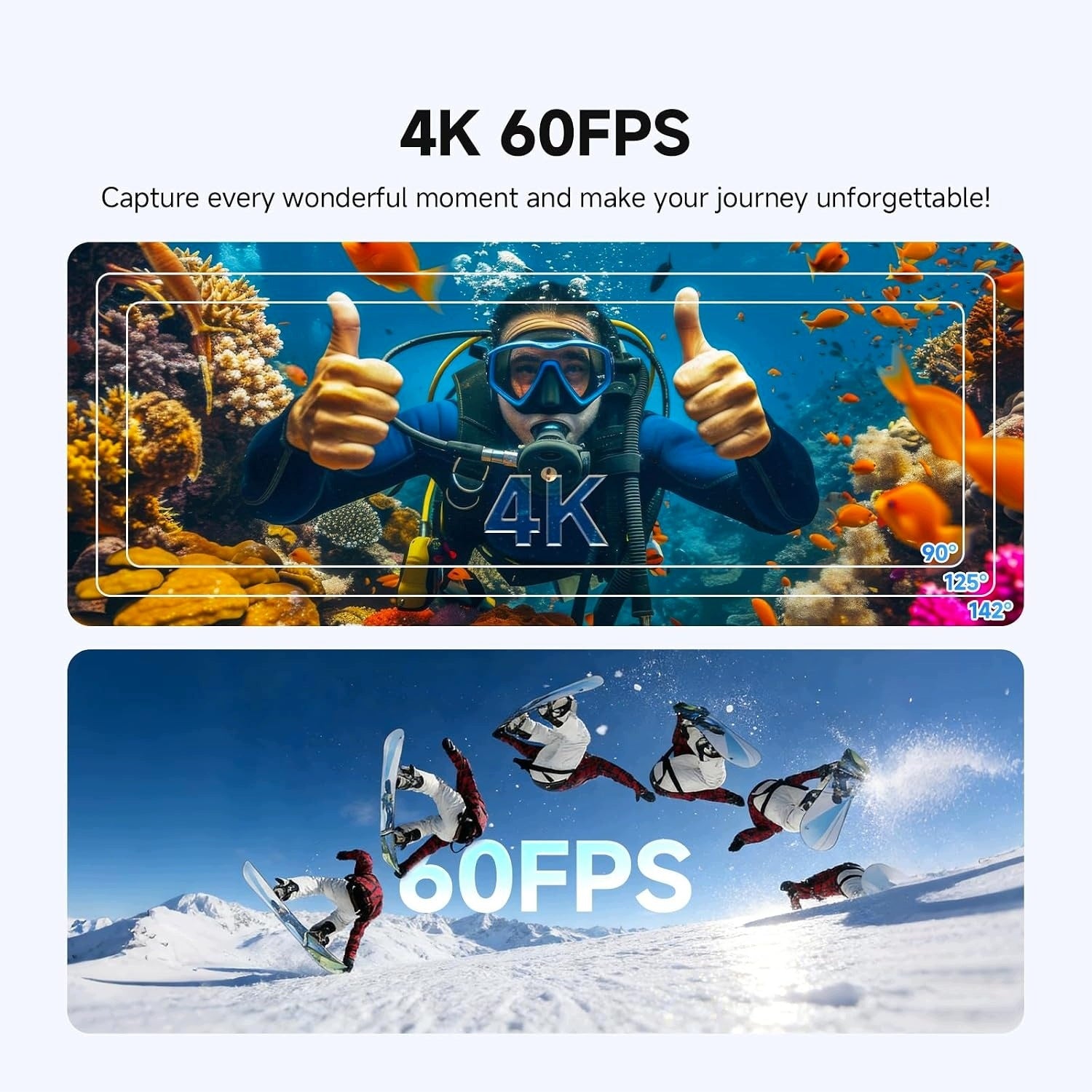 Sports camera Svbony SVGo3 4K UHD Brand Svbony