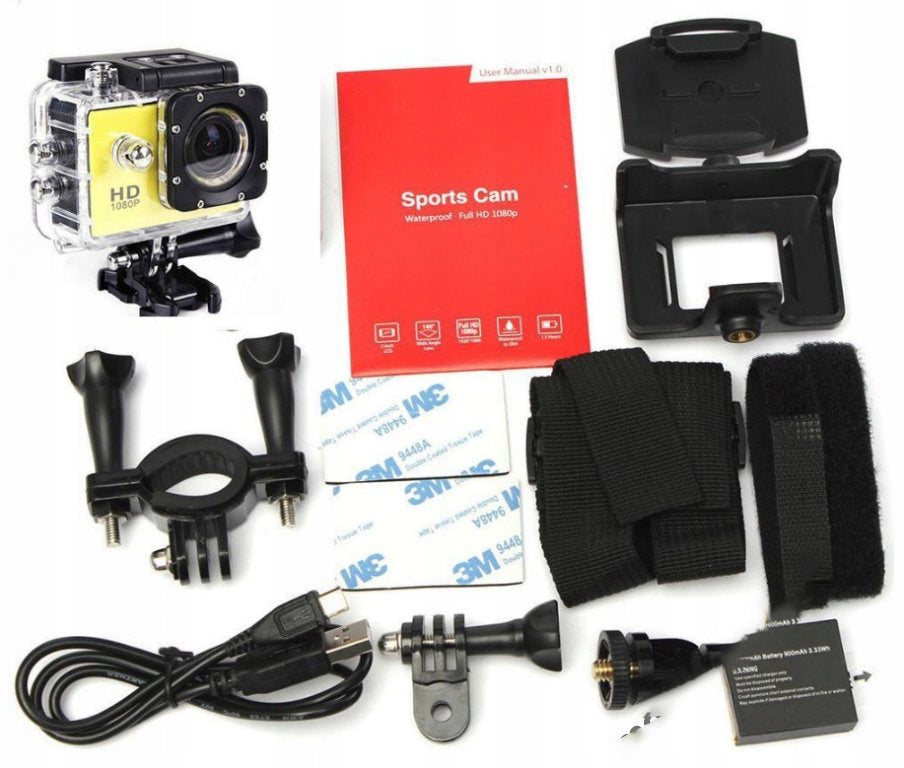 Sports camera like SJ4000 Full HD 1080p ACCESSORIES Manufacturer code CH