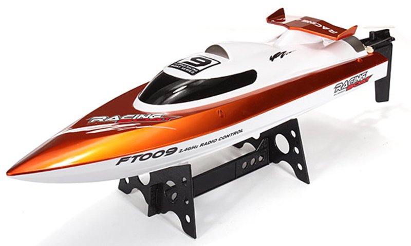 Sports racing boat FT-09 orange remote controlled