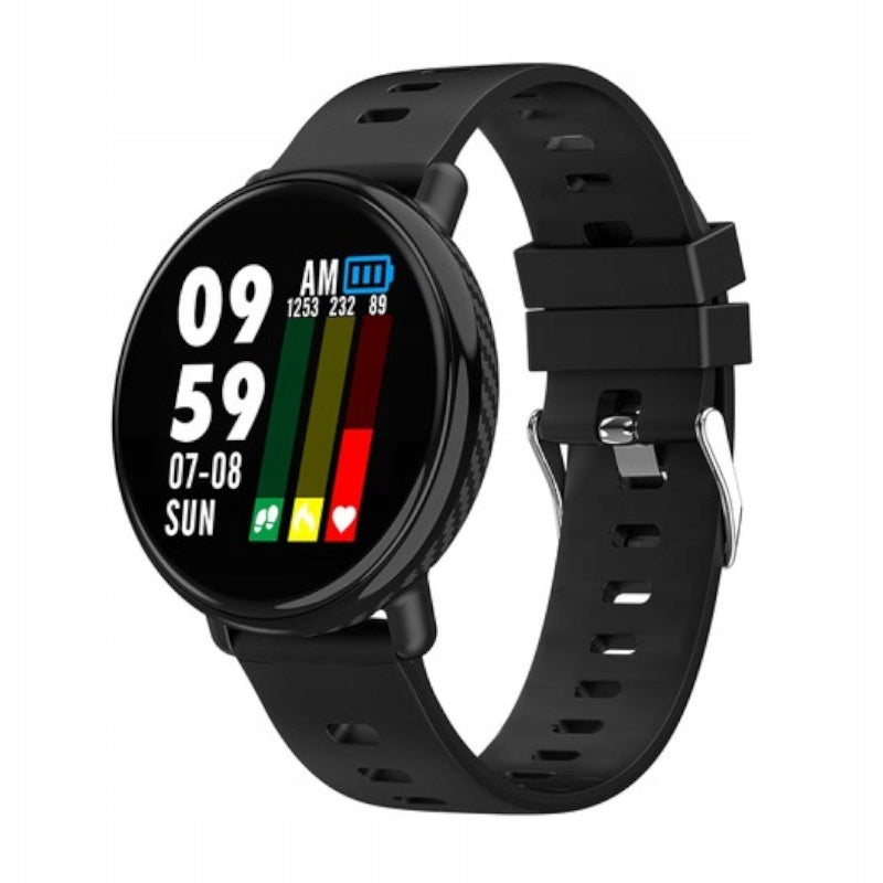 Sports smartwatch MENU pl waterproof functions GlacierX Flumo