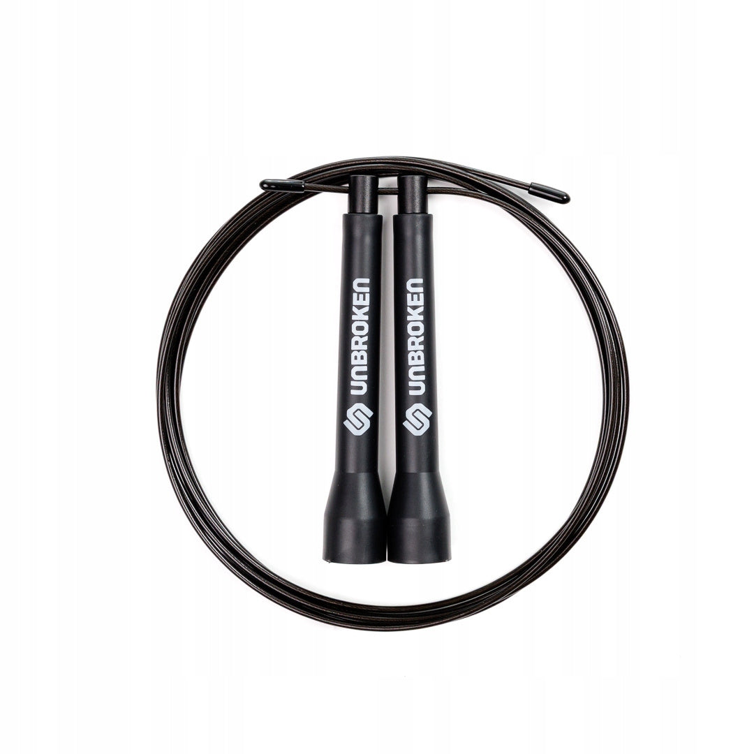 Sports training jump rope light 3m UNBROKEN SR-U0 Black Rope length 300 cm