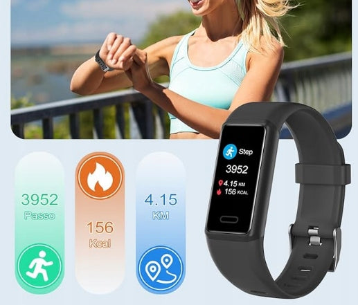 Sports watch CLOUDPOEM S3 black fitness IP68 Usb Sms Calories band EAN (GTIN) 6917866345418