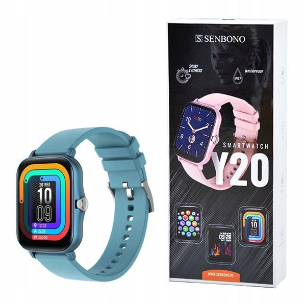 Sports watch Smartwatch Senbono Lady Y20 BLUE new sealed