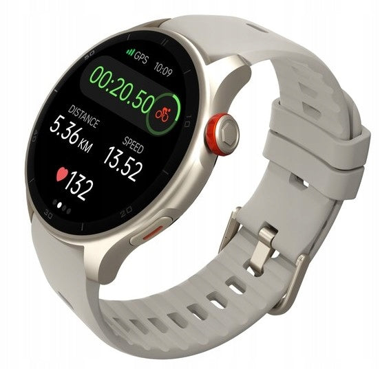 Sports watch with GPS Smartwatch IGPSport LW10 silver titanium Battery capacity 380 mAh