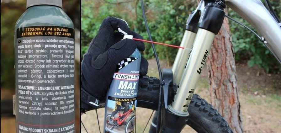 Spray, grease for shock absorbers FINISH LINE MAX SUSPENSION areozol 266 ml Manufacturer code 400-00-56_FL