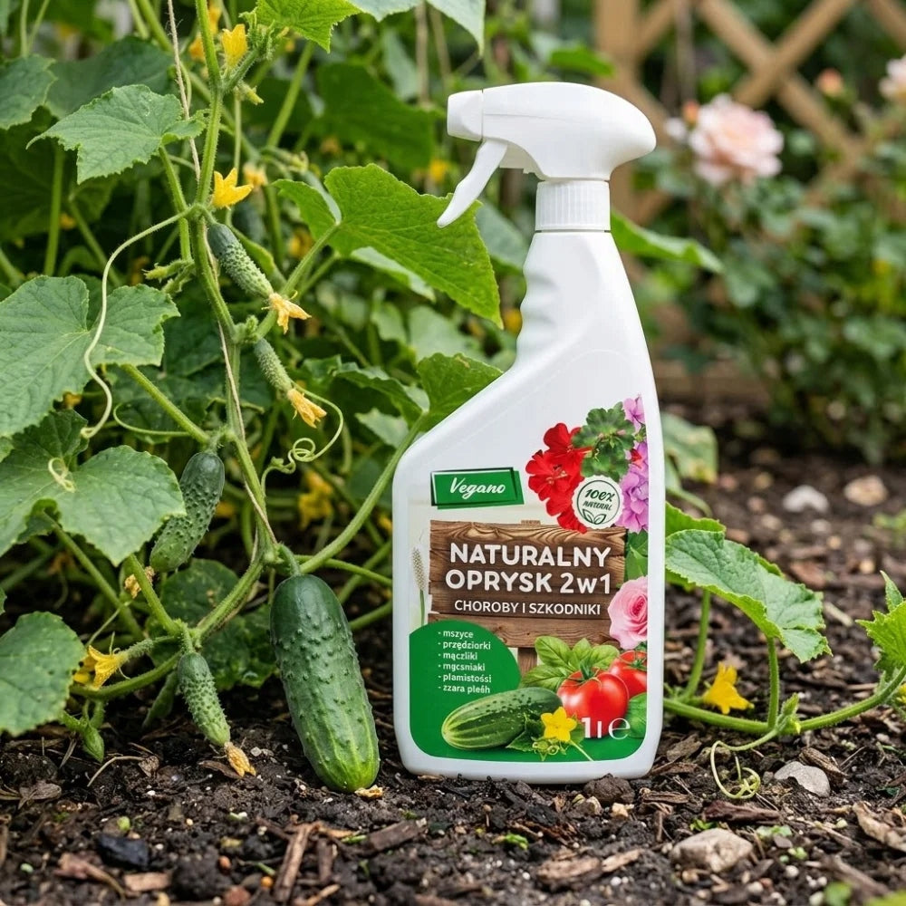 Spray on aphids disease natural pests 2in1 Vegano 1000 ml Weight 1.1 kg
