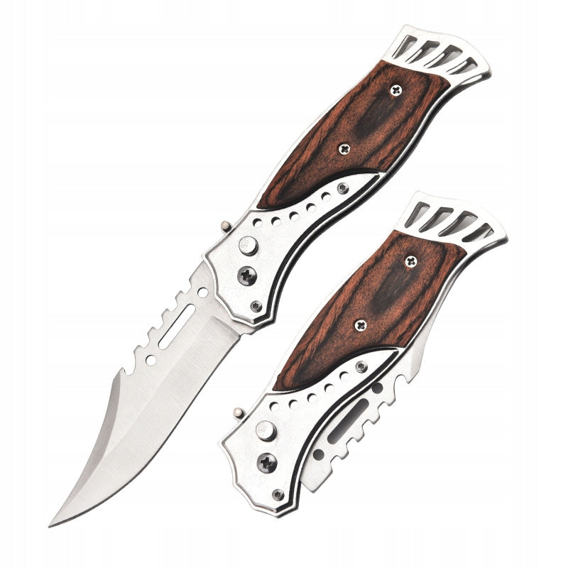 Spring Knife Folding Tactical Pocket Knife Fishing Machine Mushroom