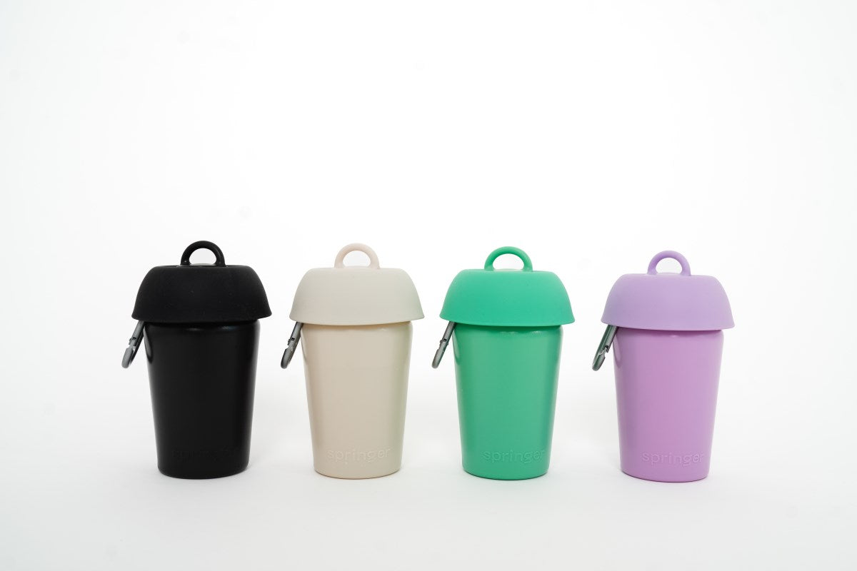 Springland dog bottle 590 ml Flip Travel Water Bottle Cherry/Sky Blue Material made from a synthetic material