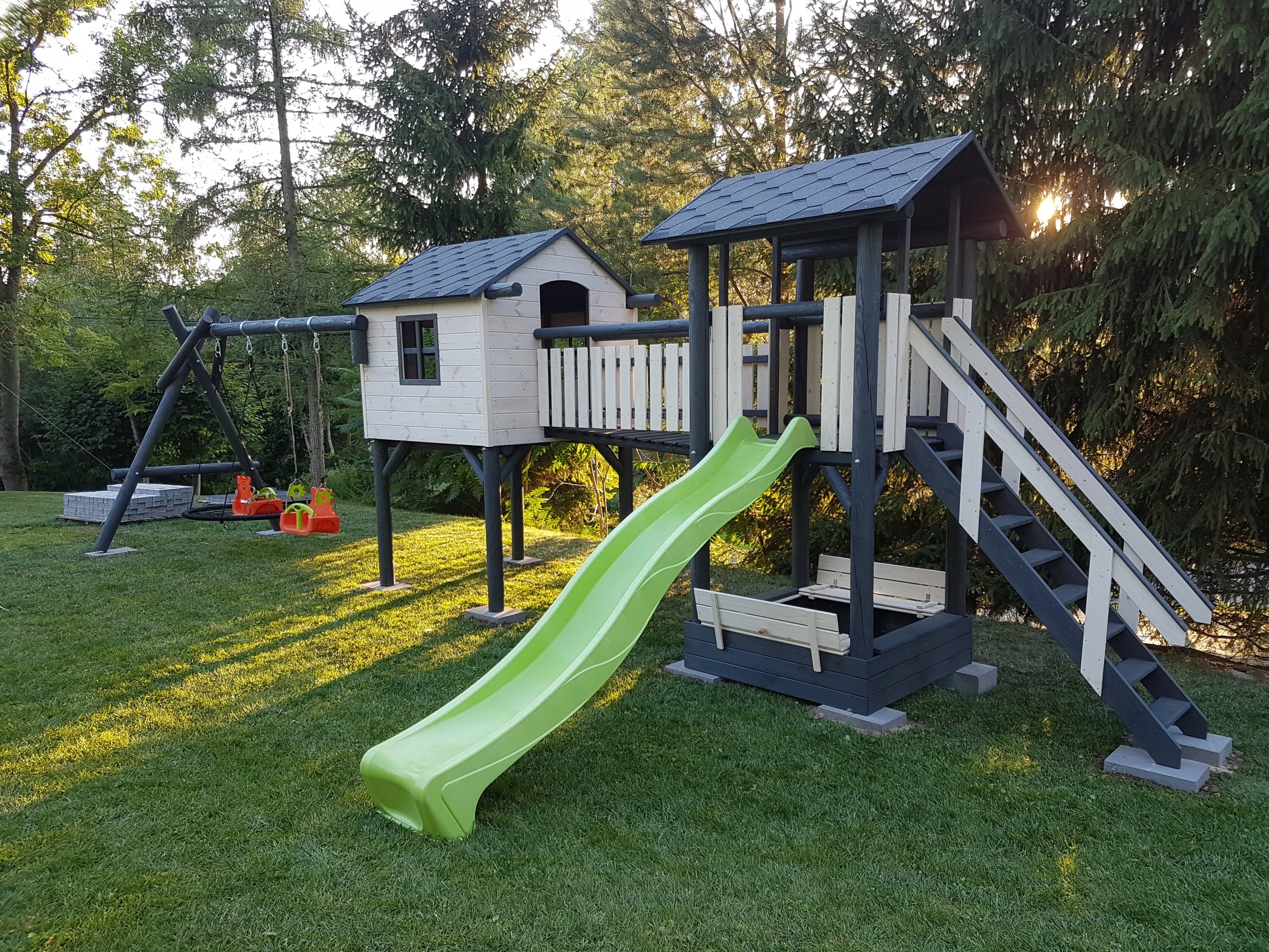 Square Toys, Cottage, Swings, Gazebos-PINOCCHIO