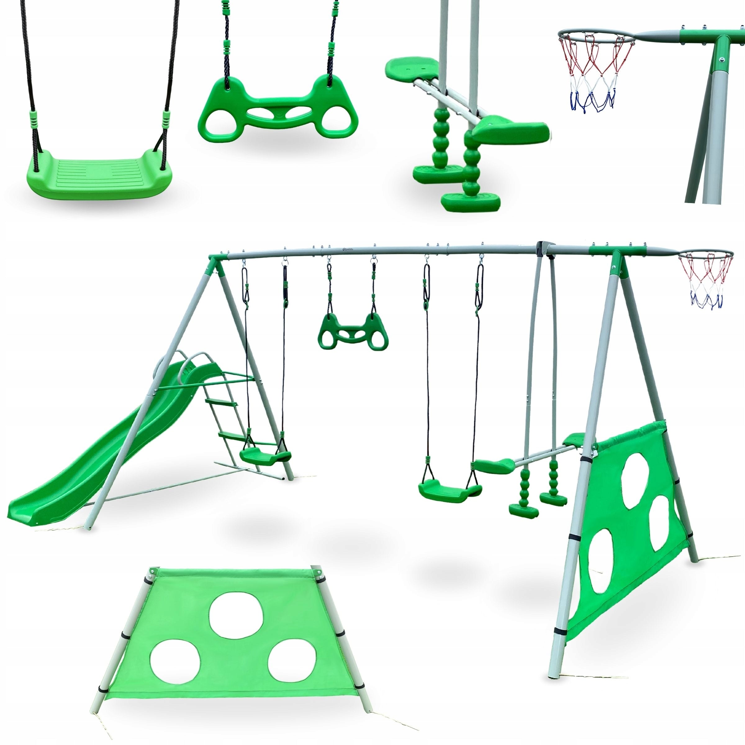 Square Toys For Children Swing Basket Goal Slide Gimanstic Trapeze