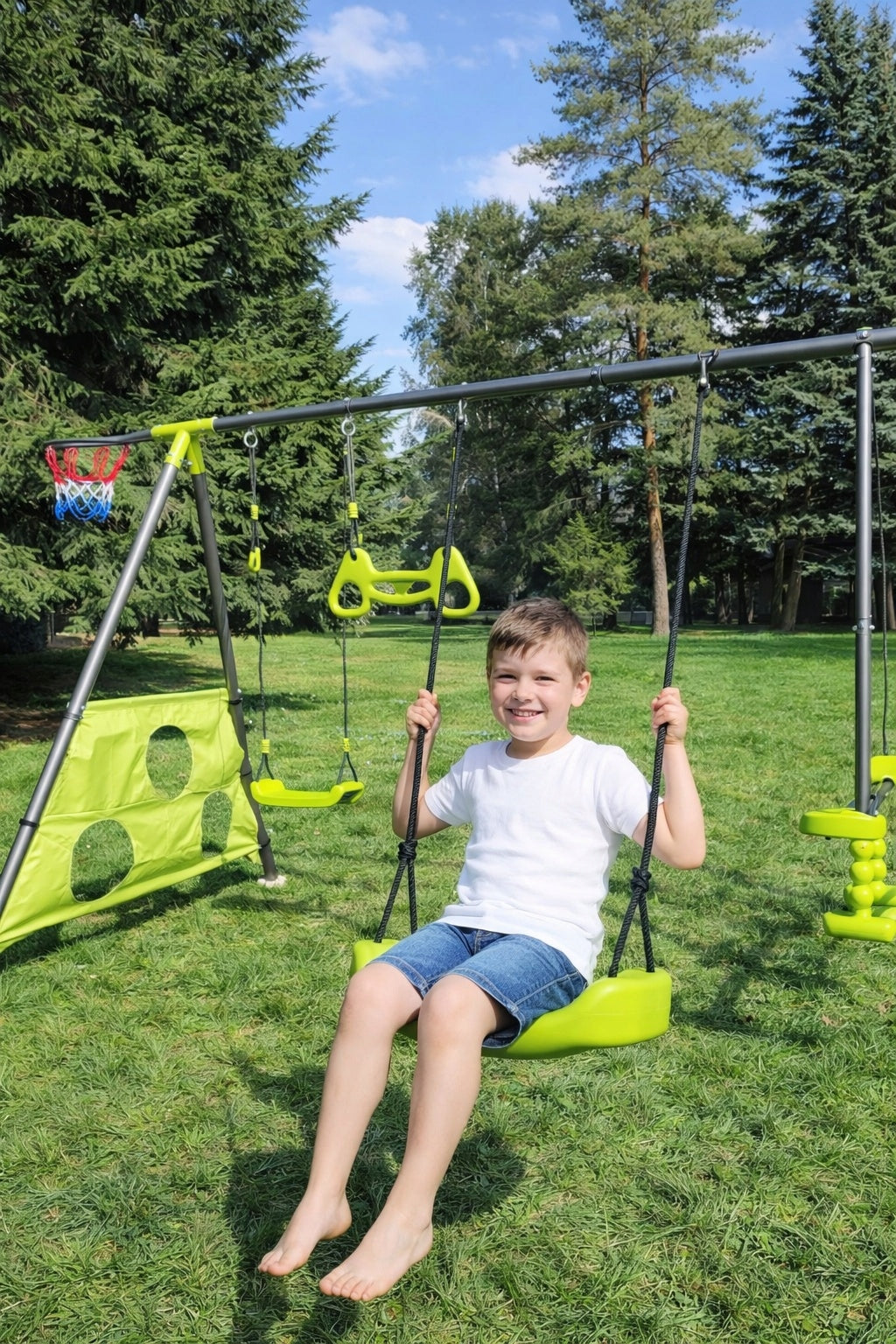 Square Toys For Children's Garden Deluxe Max | Trapezium Swing Slide EAN (GTIN) 5905873312647