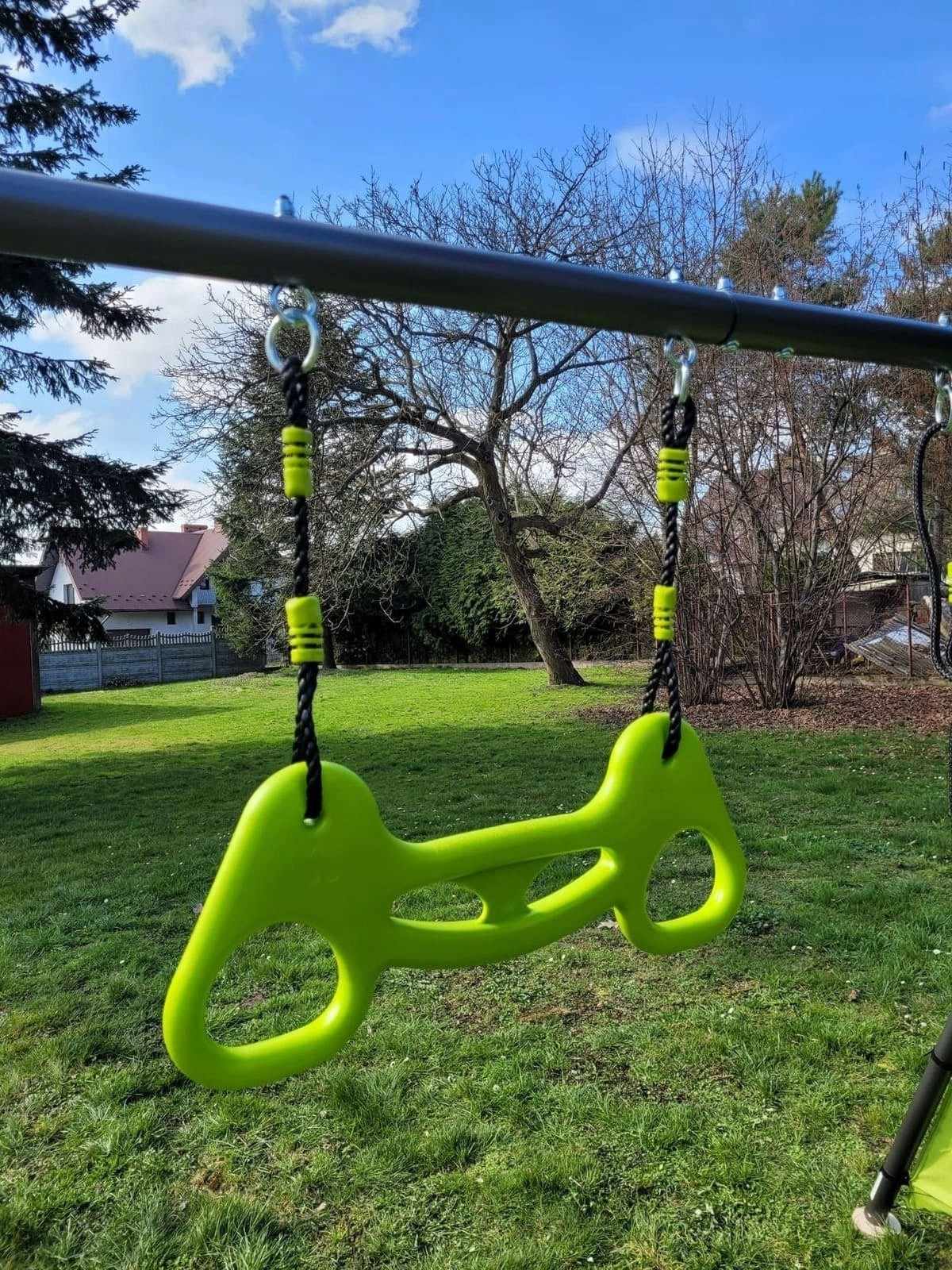 Square Toys For Children's Garden Deluxe Max | Trapezium Swing Slide Kind metal