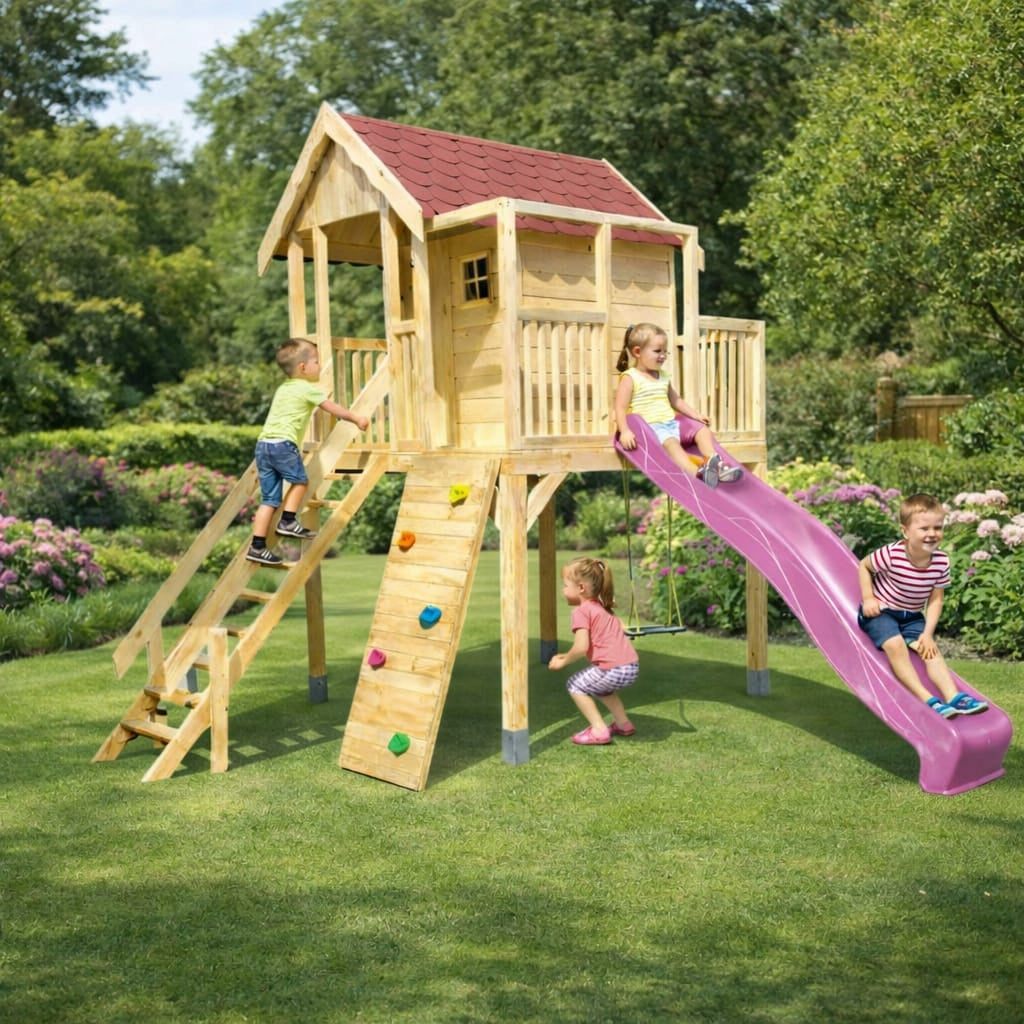 Square Toys Maja Cottage for children Garden Sensory Swing slide climbing Manufacturer code 5906849405257