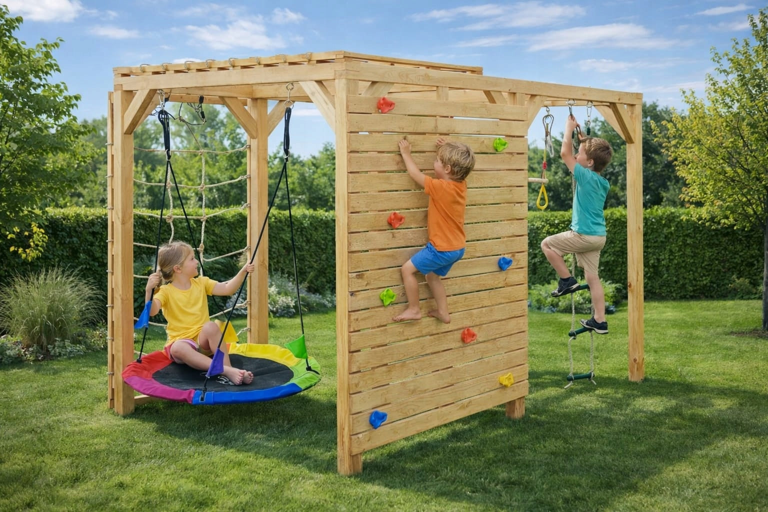 Square Toys Monkey Grove Swing climbing stones net, stork nest Manufacturer code 5906849405370