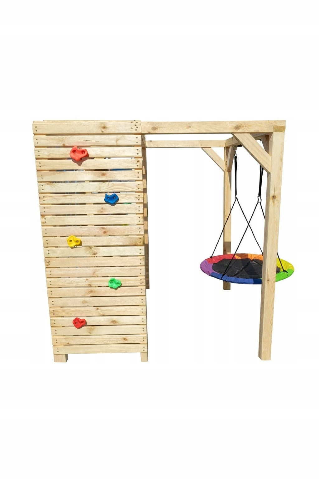 Square Toys garden Monkey Grove Mini for children -Swing wood storks gni Brand no brand