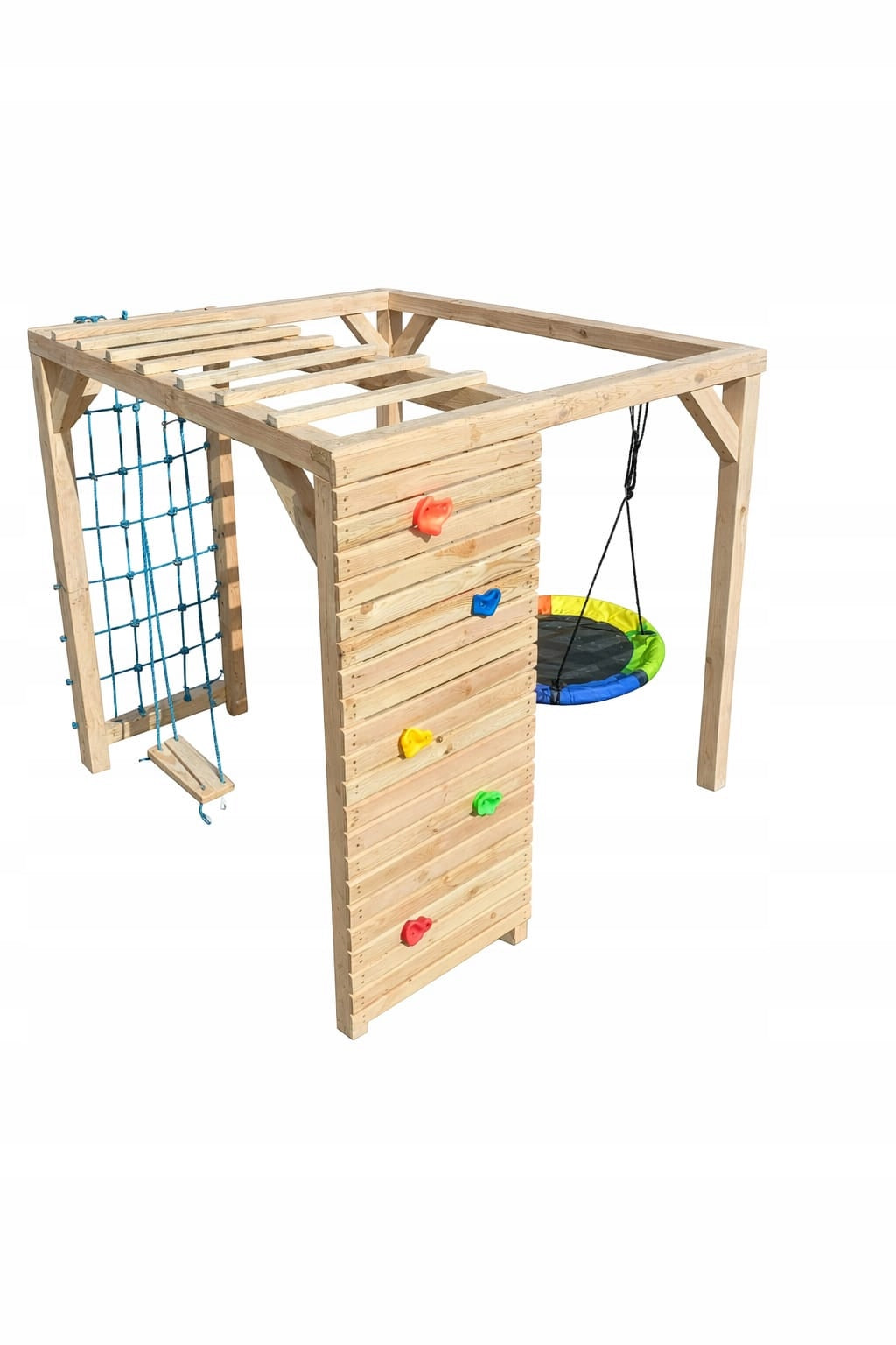 Square Toys garden Monkey Grove Mini for children -Swing wood storks gni Dominant material wood