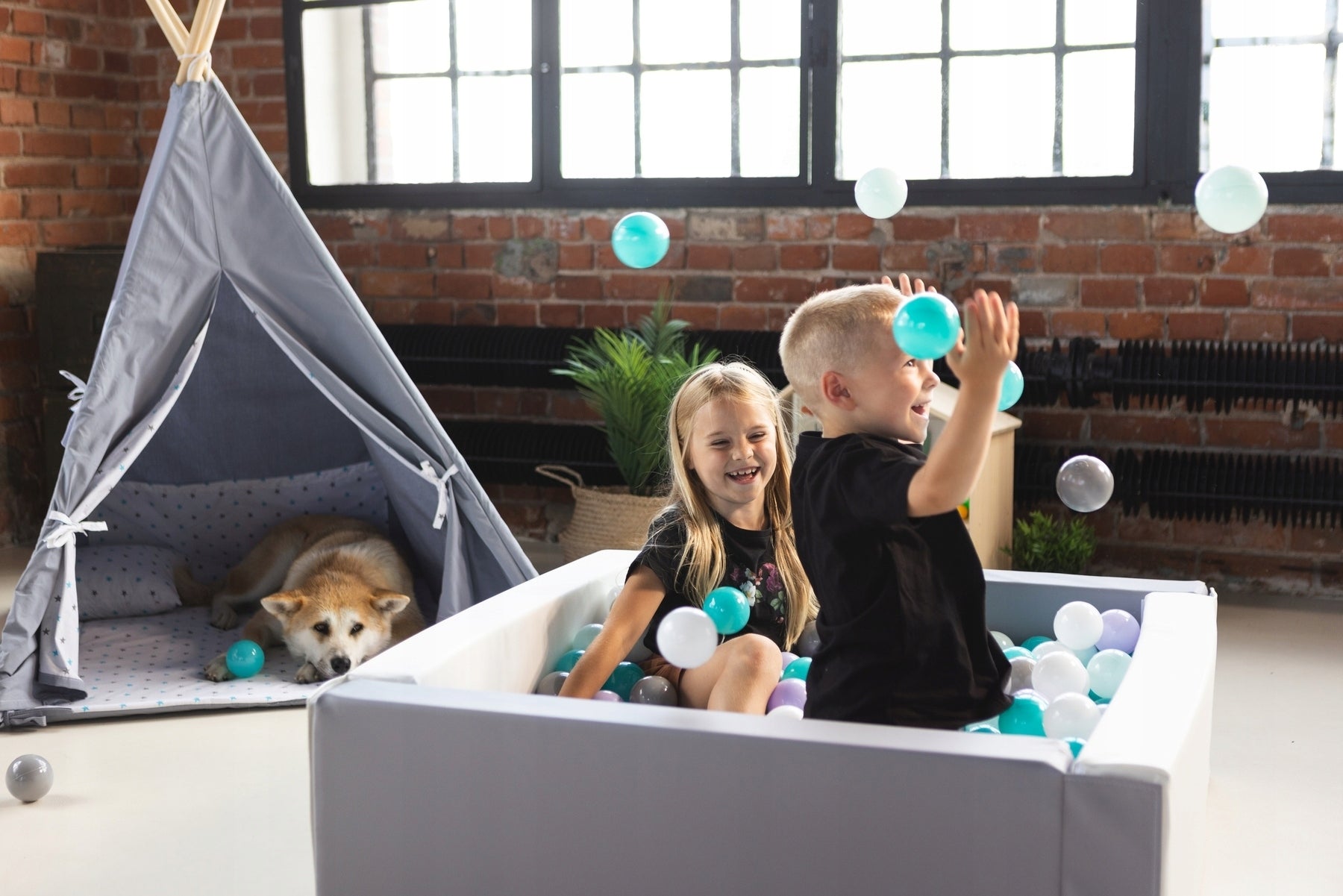 Square eco-leather dry pool with 300 balls (yellow, green, blue Certificates and opinions CE Safe Toys