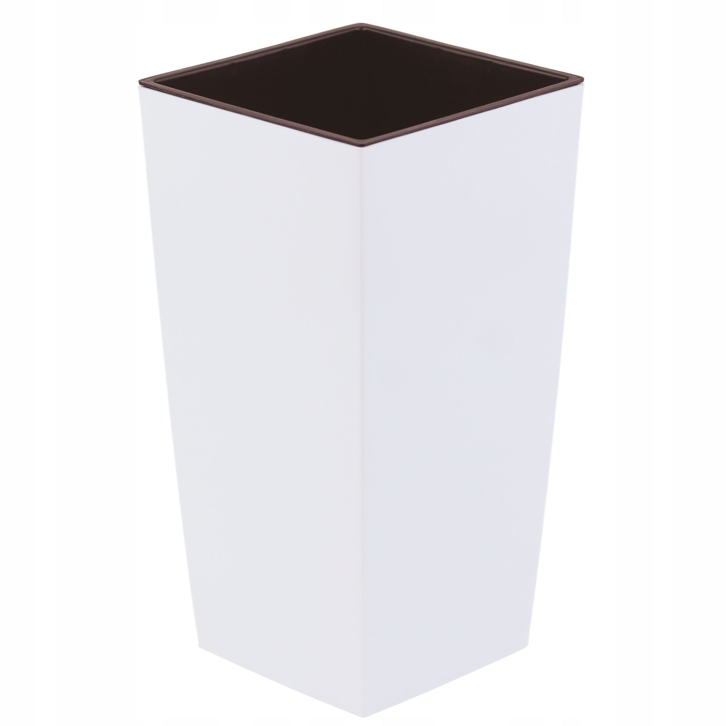 Square flower pot matt 22,5cm with insert Planter + spacer Packaging status original