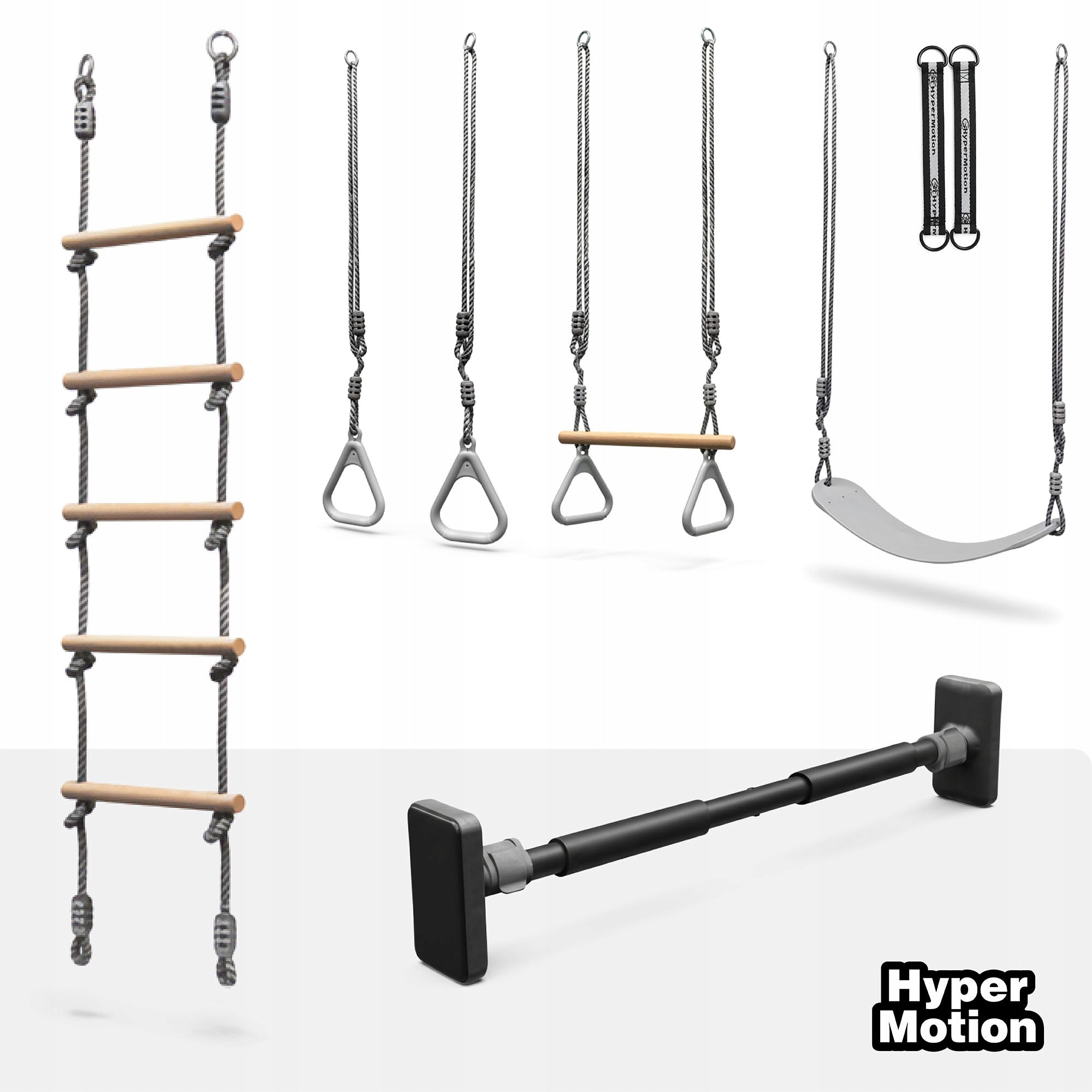 Square toys 5in1 HyperMotion ladder bar for home garden rope park Packaging status original