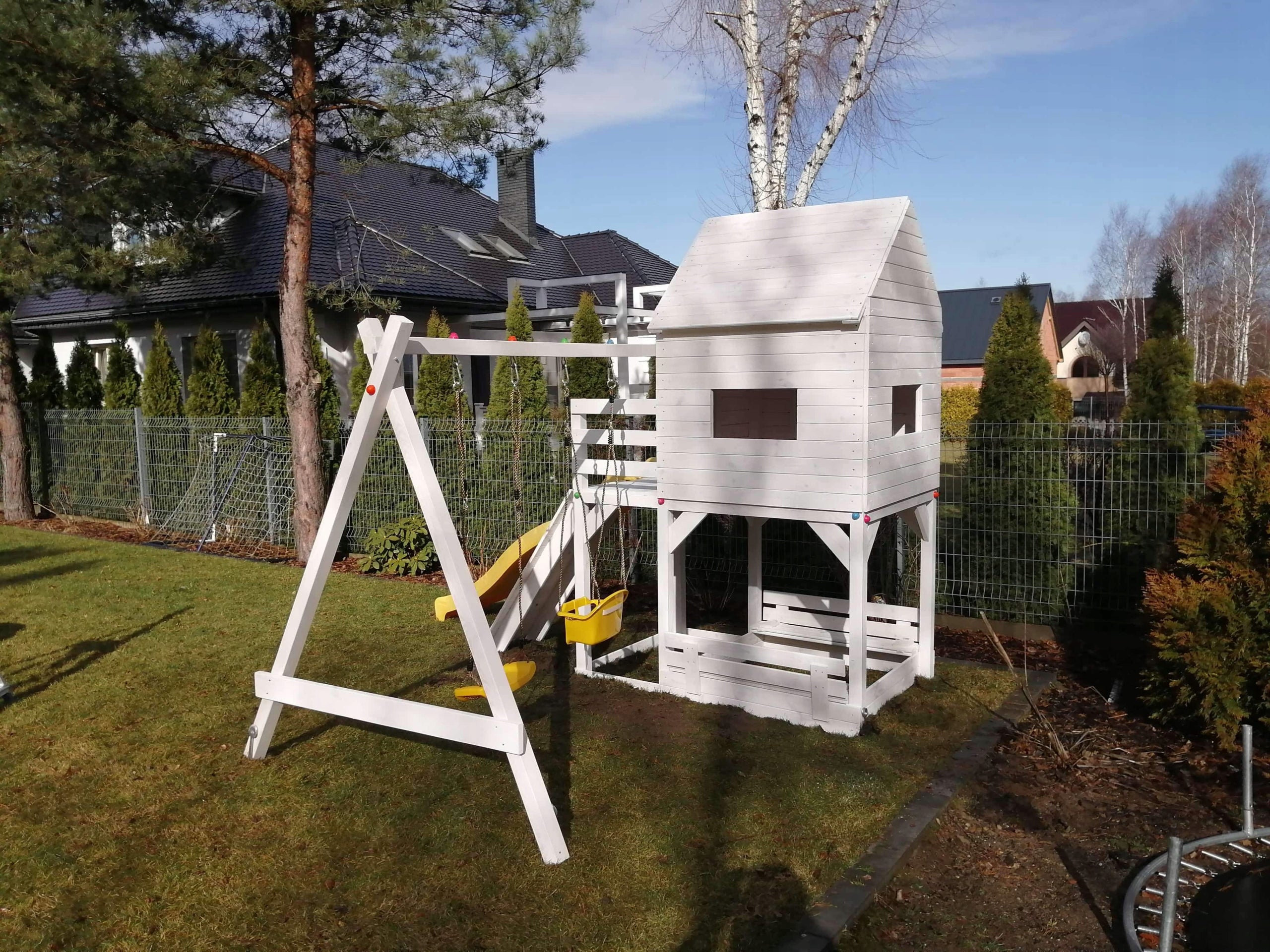 Square toys cottage slide swing climbing Manufacturer code 14