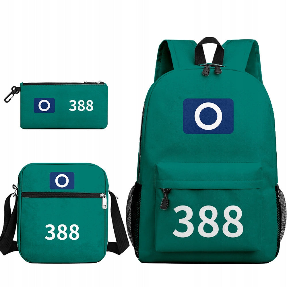 Squid Game School Backpack for Students and Adults to Play Roles Kind shoulder