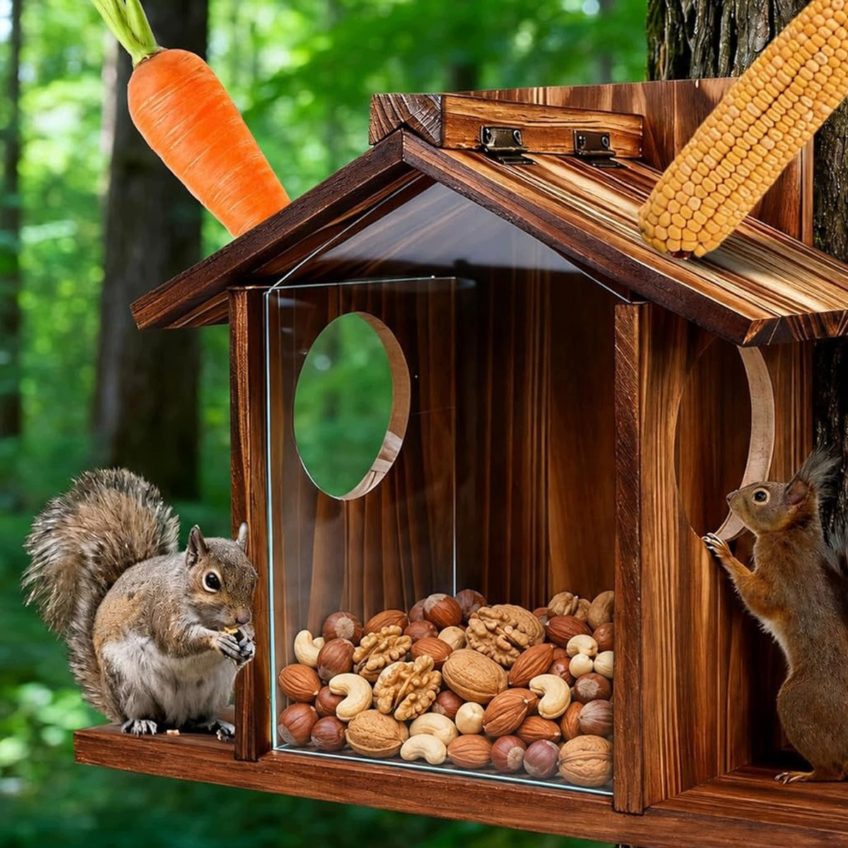 Squirrel Feeder, Atmospheric Resistant Squirrel House Manufacturer no brand