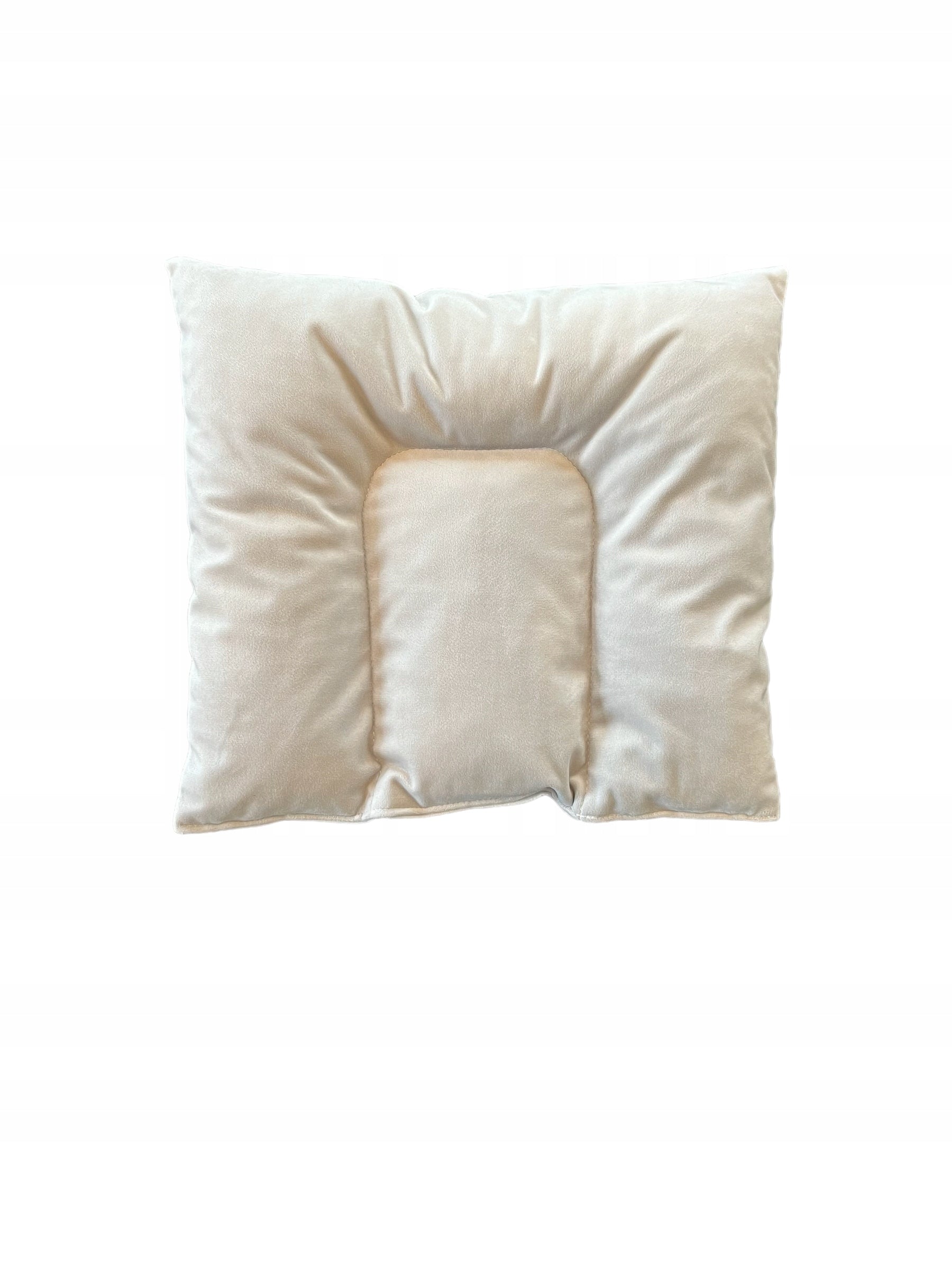 Stabilizing cushion for swing lounger grey velvet silver