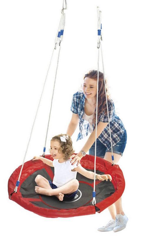 Stable Garden Swing for Kids + 2 Swings + Stork Nest Manufacturer code stelaż hustawki z siedziskami