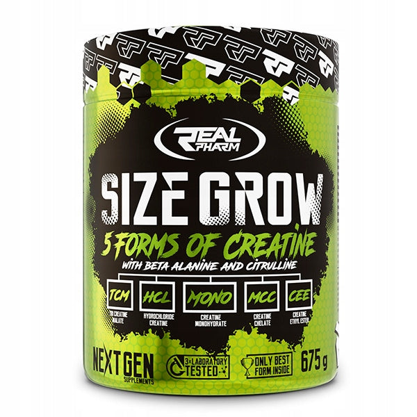 Stack Creatine Real Pharm Size Grow 675g Strength Growth Berry