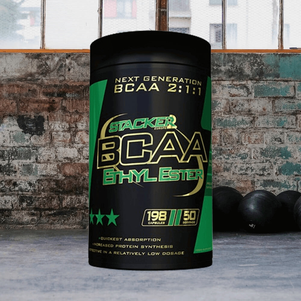 Stacker 2 BCAA Ethyl Ester (198) Standard Expiration date at least 3 months from the date of purchase