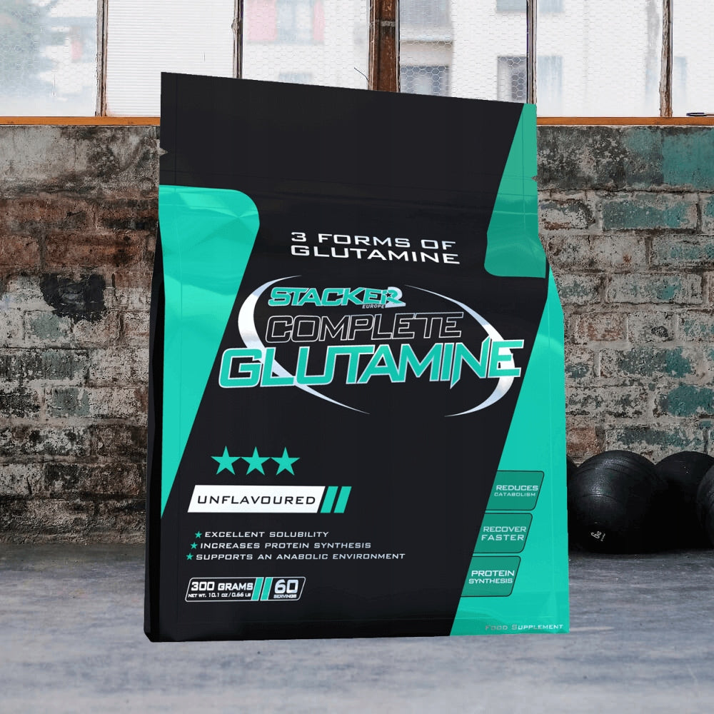 Stacker 2 Complete Glutamine (300g) Standard Expiration date at least 3 months from the date of purchase