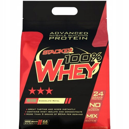 Stacker2 Europe Protein 100% Whey Cookies & Cream Powder 2000g Expiration date at least 3 months from the date of purchase