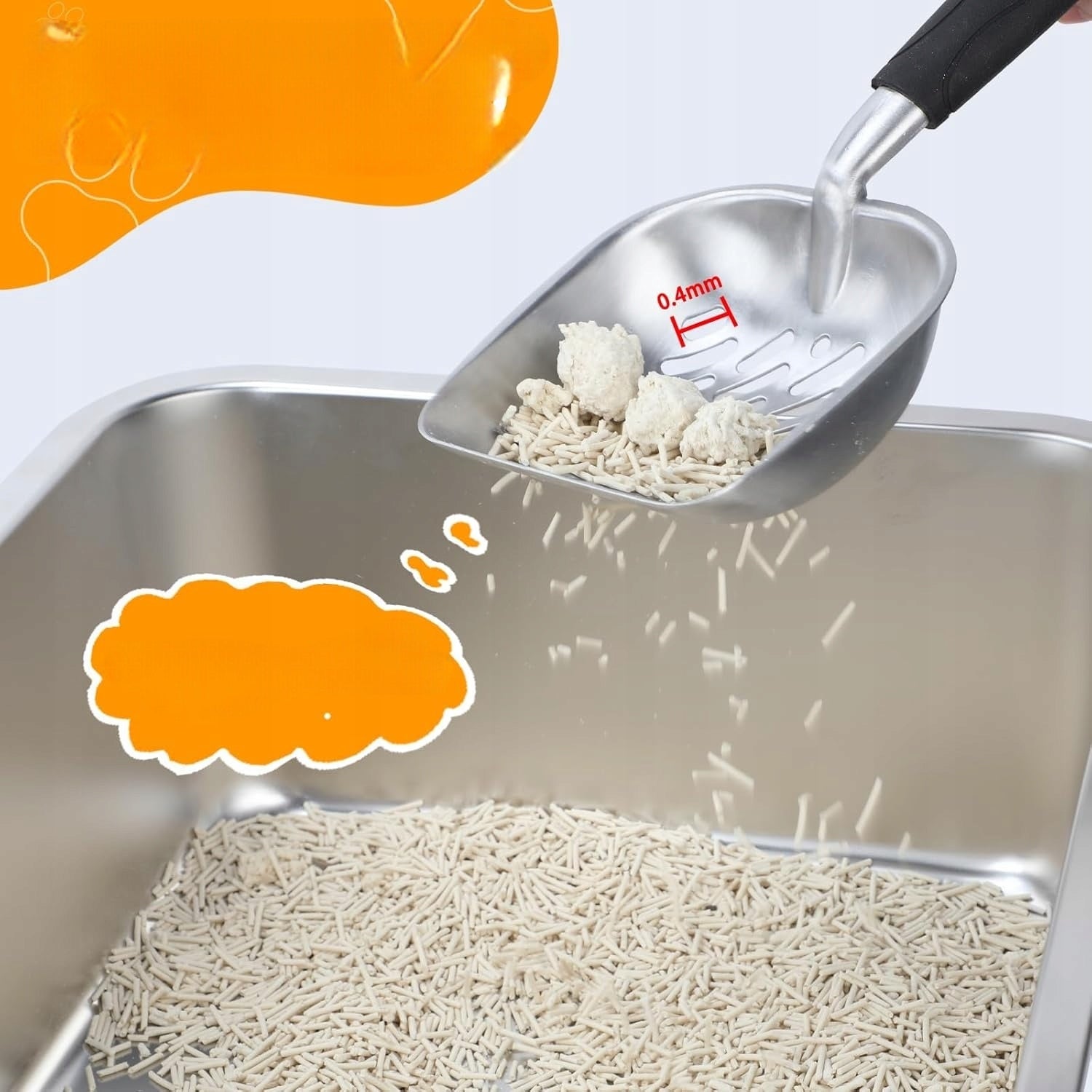 Stainless Steel Cat Cuvette Set Dustpan Mat Covered 45x35x15cm Manufacturer code RanyPet