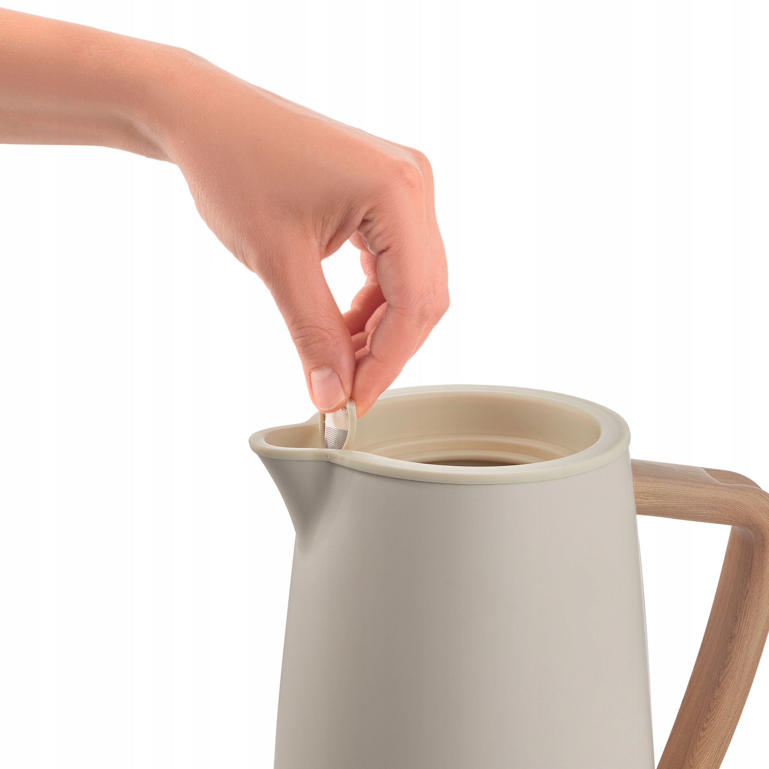 Stainless Steel Electric Kettle Sencor SWK 2717YG 1,7L STIX 360 Dominant color beige/brown