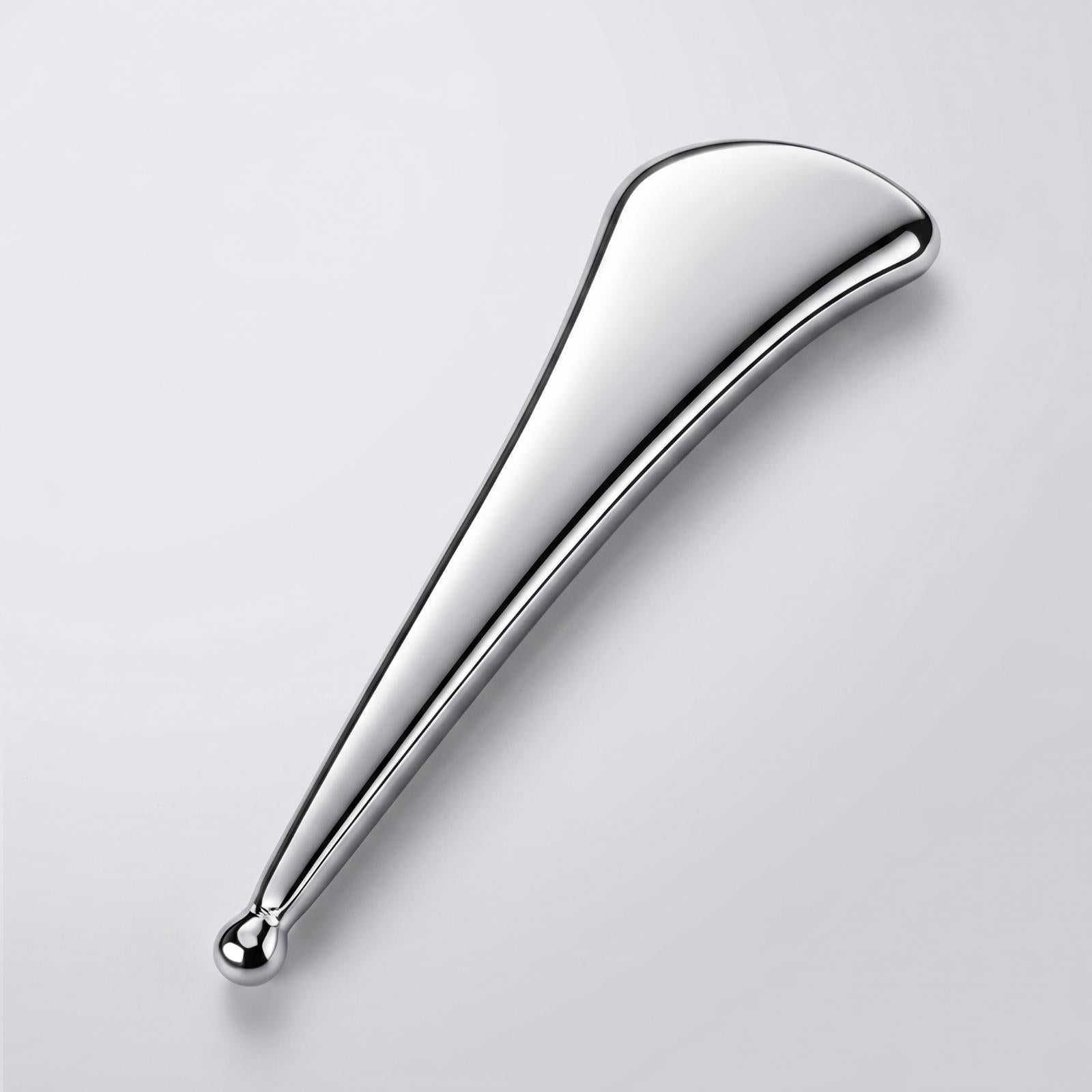 Stainless Steel Massager Manual Massage Tool with Pouch Acupressure Pen Medical device no