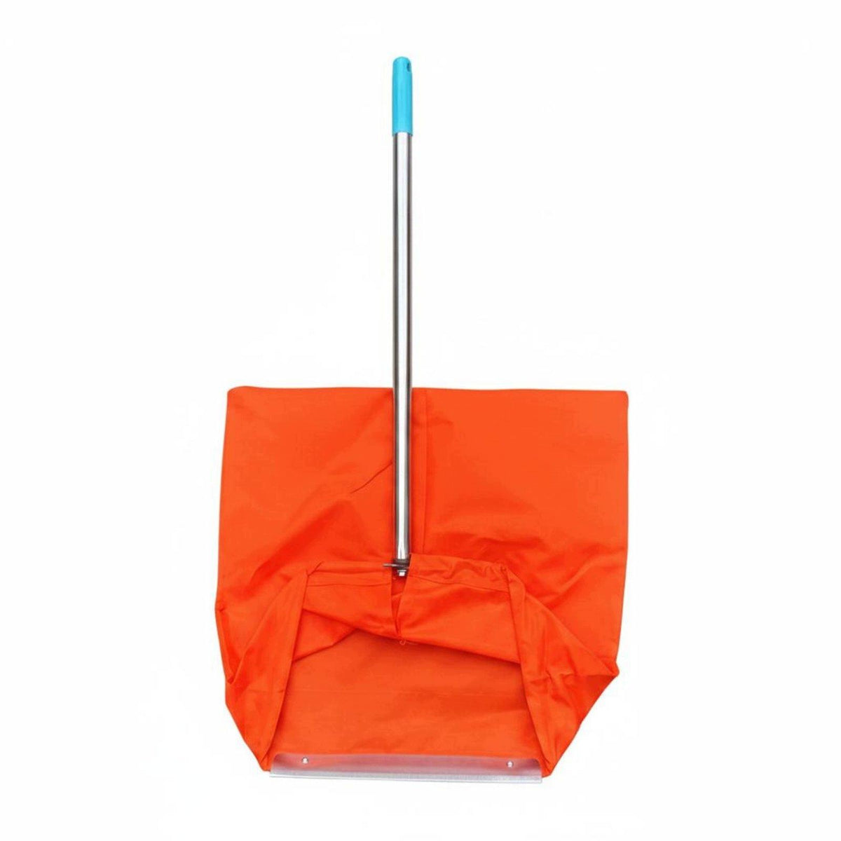 Stainless Steel Outdoor Dustpan Long Handle Litter Collector Large Capacity
