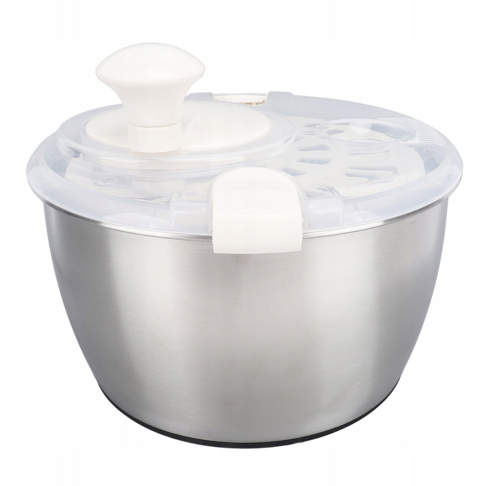 Stainless Steel Salad Spinner 5L Multifunctional Lettuce QE Dominant color multicolor
