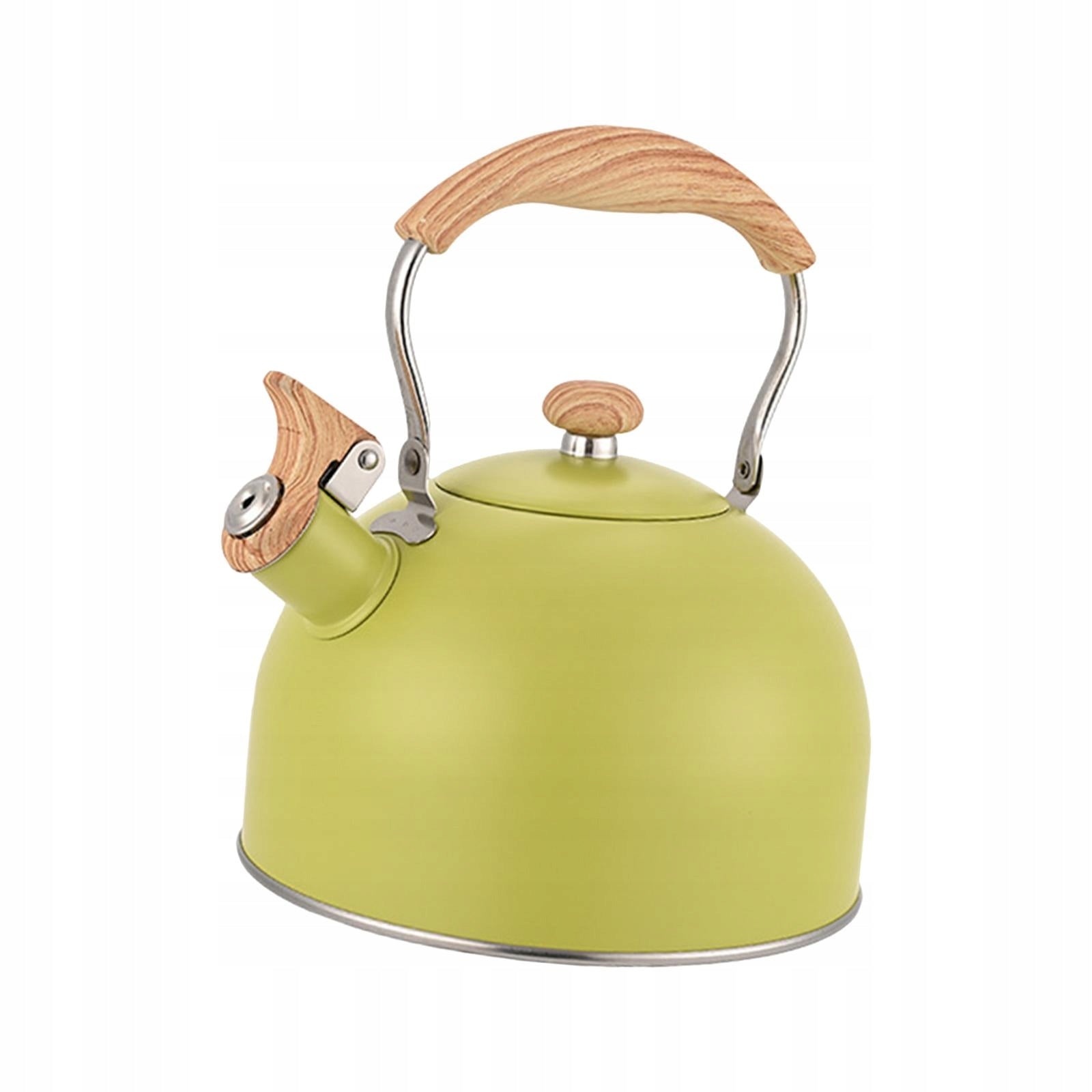 Stainless Steel Whistling Tea Kettle with Handle Universal for All Stovetop Capacity 2 l