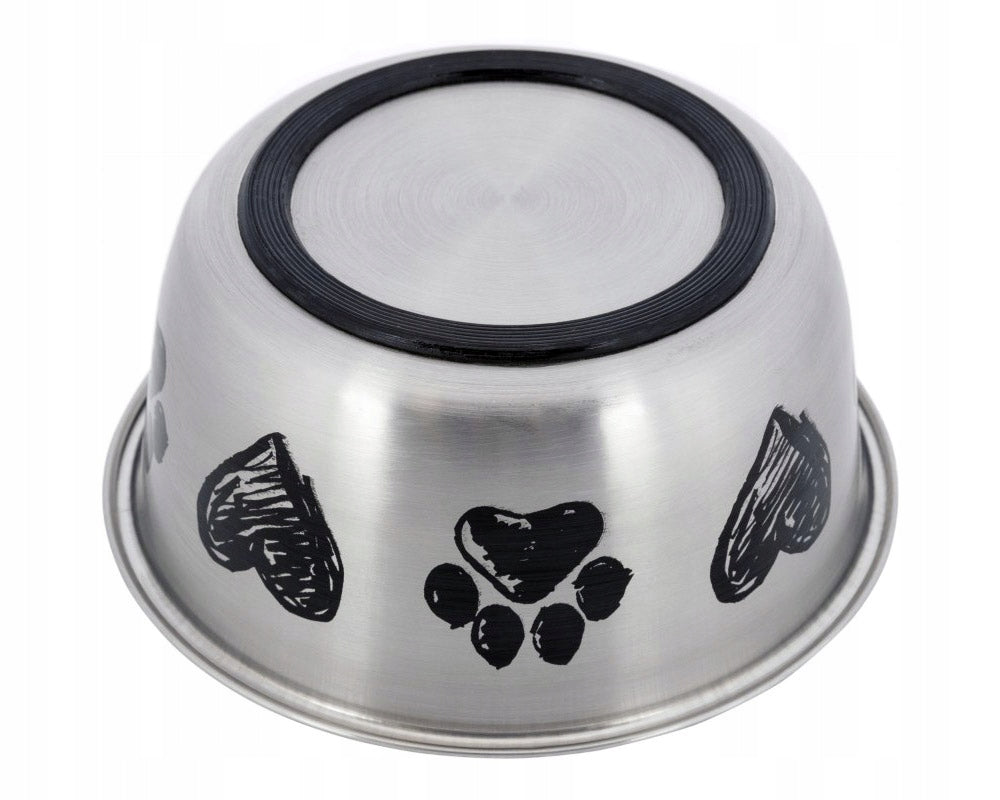 Stainless steel dog bowl Trixie Brand Trixie