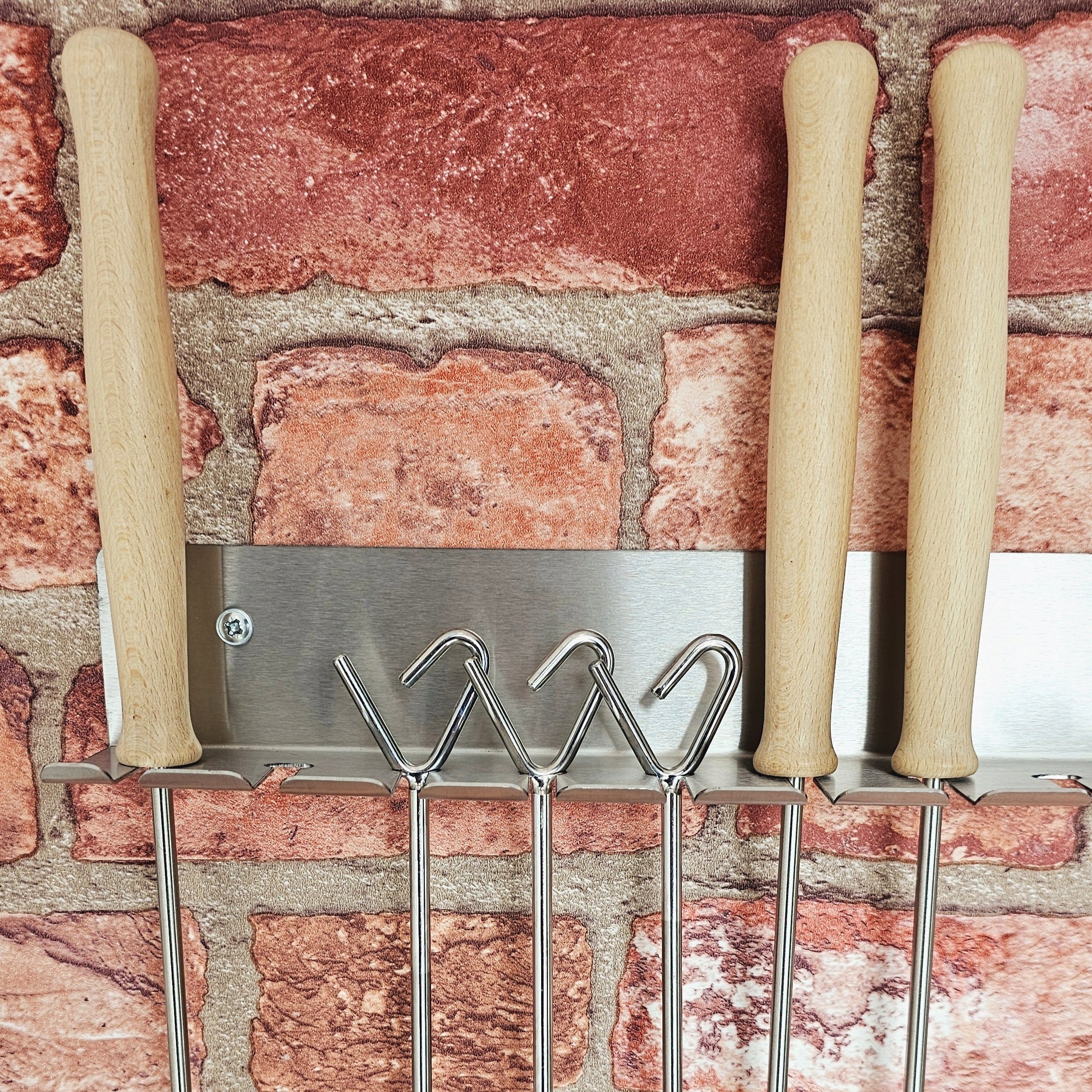 Stainless steel focal sticks lux for sausage 130cm fork poles PREMIUM INOX EAN (GTIN) 5905036271033